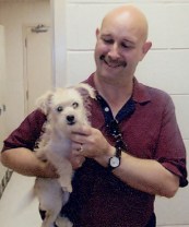 Heather at the shelter