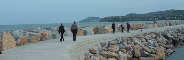 Mediterranean coast near Argeles-sur-mer