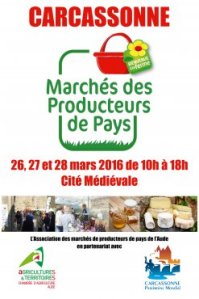 Market poster from the Carcassonne.org website