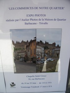 Poster advertising the photo display