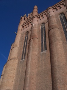 Huge brick cathedral of Albi