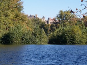 The castle above the Aude river