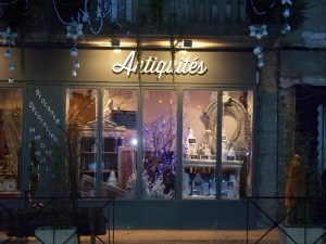 An antiques store
