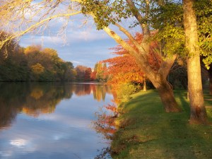 The view last month walking to the market