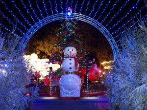 A snowman to greet you