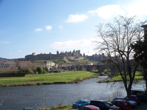 River walk with the castle in the background