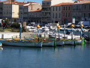 Gondolas on the canal